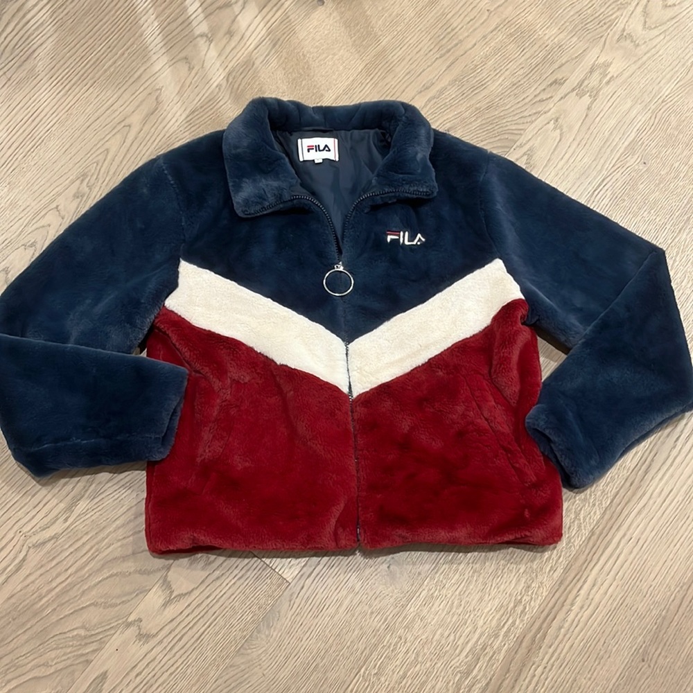 Women’s Fila fuzzy jacket